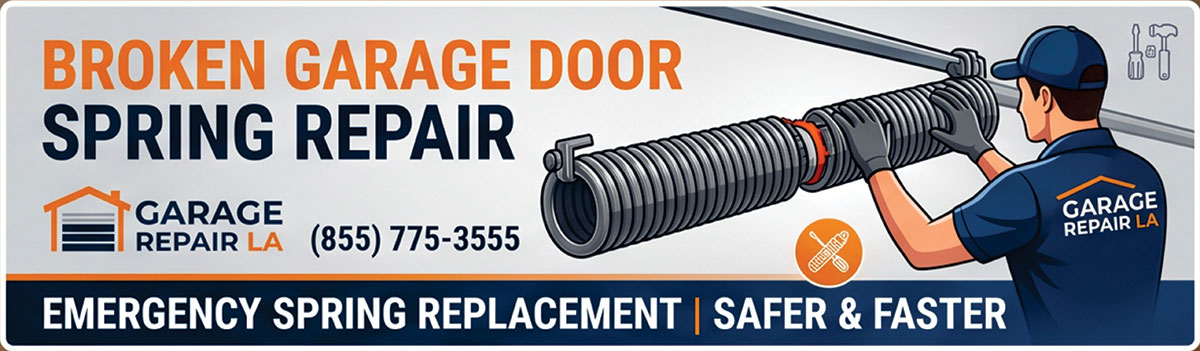 Broken Spring Repair in Compton